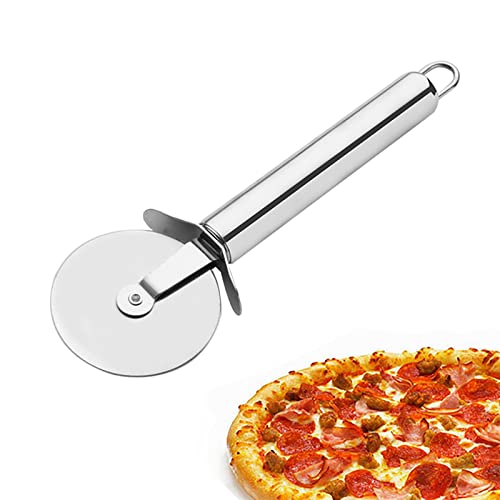 SHULLIN ピザカッター ステンレス製 ピザナイフ ピザ 調理器具 ピザピールカッター キッチン ピザ スライサー ホイール ピザ カッター 刃