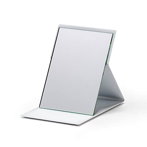 HORIUCHI MIRROR【メイクプロ愛用の鏡がさらに薄く、使いやすく】折立ミラー メイクアップ 化粧鏡 折りたたみ 卓上 スタンド ミラー 角度