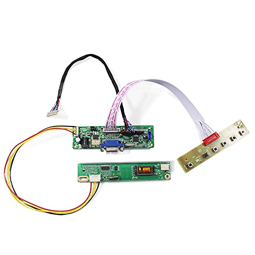 VSDISPLAY 小型 VGA入力 LCDコントローラ基板 対応 14.1インチ 15インチ 解像度 1024x768 1CCFL LVDS 20ピン 液晶パネル
