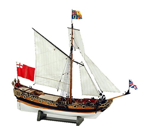 ウッディジョー 1/64 チャールズヨット 木製帆船模型 組立キット