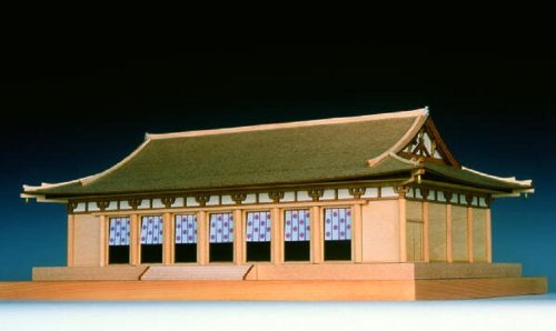 ウッディジョー 1/150 日本建築模型 法隆寺 大講堂 木製模型
