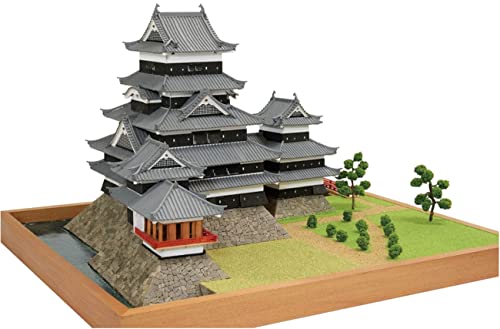 ウッディジョー 1/150 松本城 木製模型 組み立てキット