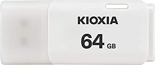 64GB USBメモリ USB2.0 KIOXIA キオクシア TransMemory U202 キャップ式 ホワイト 海外リテール LU202W064GG4