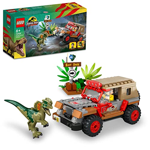 レゴ(LEGO) ジュラシック・ワールド ディロフォサウルスの襲撃 76958 おもちゃ ブロック プレゼント 恐竜 きょうりゅう 動物 どうぶつ 男