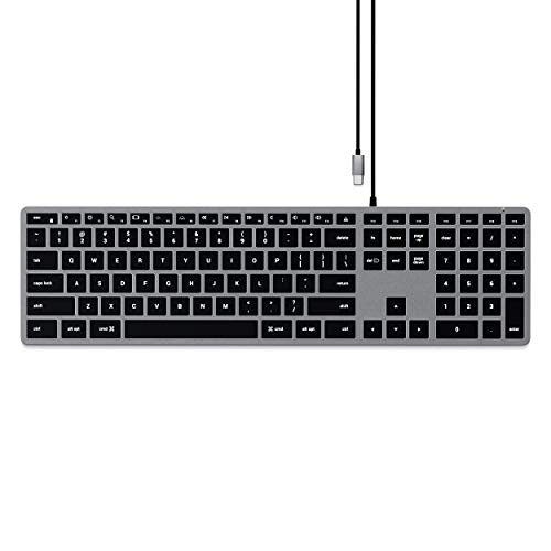 ※他店舗と在庫併用の為、品切れの場合は、ご容赦ください。【オールインワン 有線キーボード】Apple ユーザーを念頭にデザイン。流麗なアルミニウム仕上げで、テンキー付きの拡張US配列やUSB-C接続、