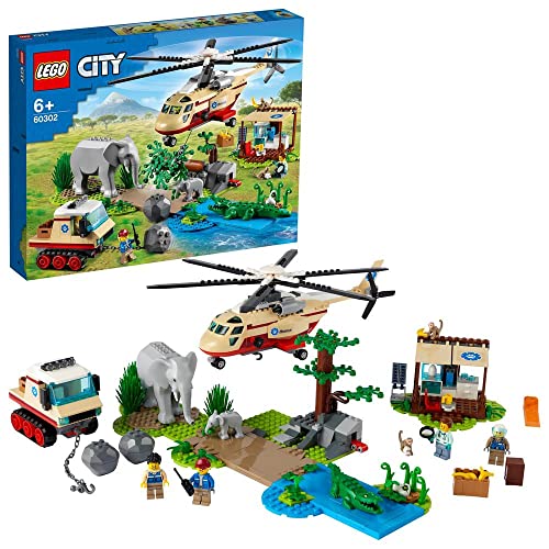 レゴ(LEGO) シティ 出動！どうぶつレスキュー 60302 おもちゃ ブロック 乗り物 のりもの 動物 どうぶつ 男の子 女の子 6歳以上