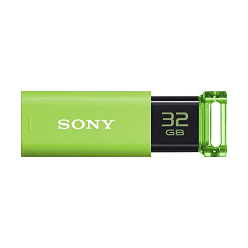ソニー USBメモリ USB3.1 32GB グリーン キャップレス USM32GU G [国内正規品]