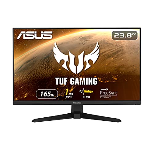 ASUS ゲーミングモニター TUF Gaming VG249Q1A-J 23.8インチ/フルHD/IPS/165Hz/1ms/PS5 PS4対応/FreeSync Premium/DP,HDMIx2/3