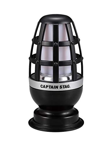 キャプテンスタッグ(CAPTAIN STAG) ランタン ライト LED かがり火 【 明るさ15-30ルーメン / 点灯時間6-10時間 】 ブラック UK-4060