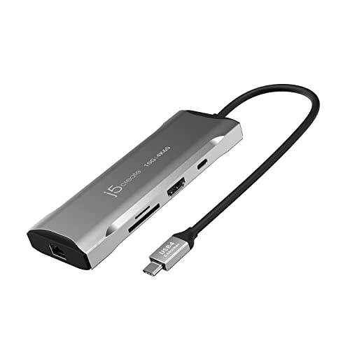 j5create USB-C 9in1 ドッキングステーション マルチハブ マルチアダプター Power Delivery 100W供給 4K60/1080p144Hz【 USB3.2 Gen2 Typ