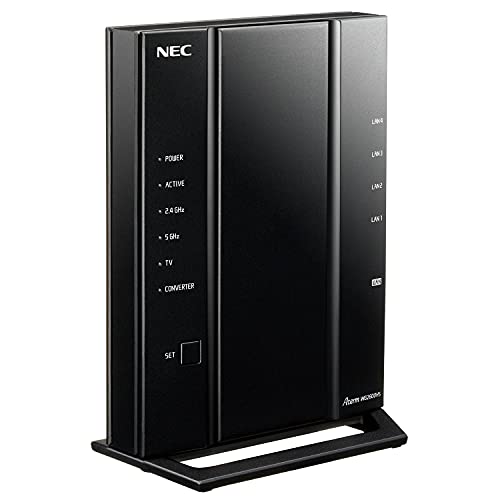 NEC 無線LAN WiFi ルーター Wi-Fi5 (11ac) / WG2600HS Atermシリーズ 4ストリーム (5GHz帯 / 2.4GHz帯) PA-WG2600HS【 iPhone 13 / 12 /