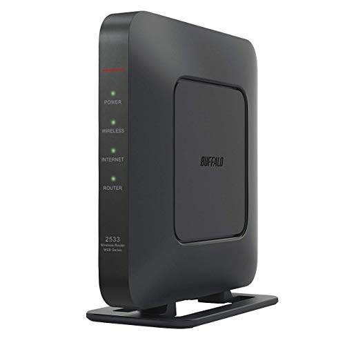 BUFFALO WiFi 無線LAN ルーター WSR-2533DHPL2/NB 11ac ac2600 1733+800Mbps IPv6対応 デュアルバンド 4LDK 3階建向け 簡易パッケージ テ