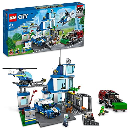 レゴ (LEGO) おもちゃ シティ ポリスステーション 男の子 女の子 子供 玩具 知育玩具 誕生日 プレゼント ギフト レゴブロック 60316 6歳