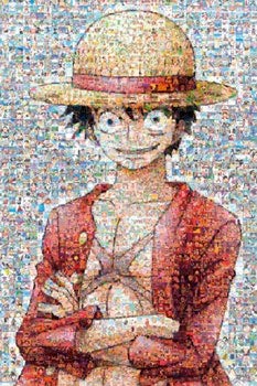 エンスカイ 1000ピース ジグソーパズル ONE PIECE モザイクアート 麦わらストア 1st Anniversary (50x75cm)