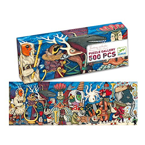 ジグソーパズル 子供 500ピース パズル 8歳 小学生 知育玩具 おしゃれ 北欧 動物 プレゼント クリスマス おうち時間 [ DJECO ジェコ ギャ