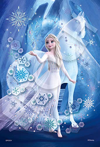 エポック社 300ピース ジグソーパズル Elsa -Snow Queen- (エルサ -スノークイーン-) ポップアップパズルデコレーション (26×38cm)