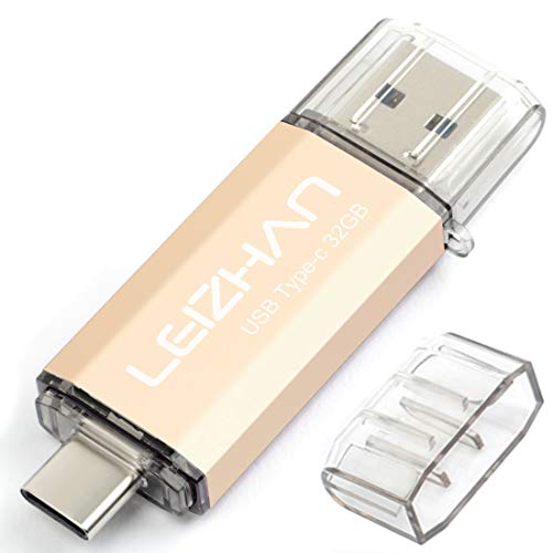 LEIZHAN 32GB TYPE-C USB フラッシュドライブ 3.0 メモリー OTG スティック 人気USB 高速転送 携帯電話 スマートフォン コンピューター用