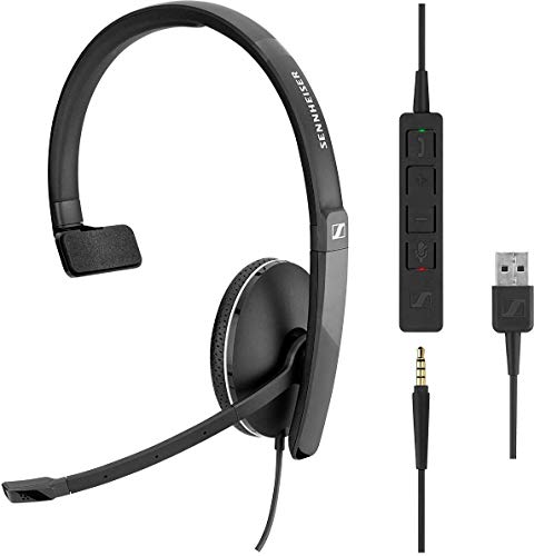 【国内】EPOS SENNHEISER USB & 3.5 mm ジャック 接続 片耳 UC ヘッドセット SC 135 USB AWSテクノロジーパートナー製品