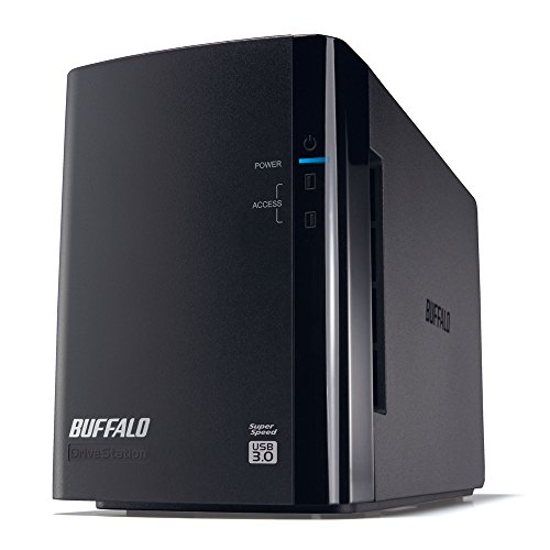 BUFFALO RAID1対応 USB3.0用 外付けハードディスク 2ドライブモデル 4TB HD-WL4TU3/R1J