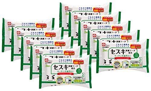 ※他店舗と在庫併用の為、品切れの場合は、ご容赦ください。セスキの激落ちくん（液体タイプ）との共同開発。 アルカリ電解水とセスキ炭酸ソーダを配合したウェットシートです。水拭きでは取れない汚れをマイナスイ