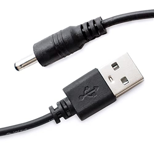 Across USB DC電源コード DCプラグ 3.5mm 1.35mm 81cm 0.5 A対応 給電 充電 ケーブル