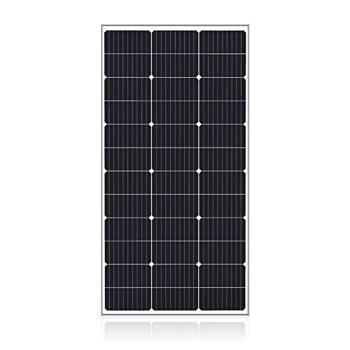LVYUAN（リョクエン）100W PERC 高性能 単結晶 ソーラーパネル 1枚入 次世代型 全並列 太陽光パネル 100W 太陽光チャージ 変換効率21% 超