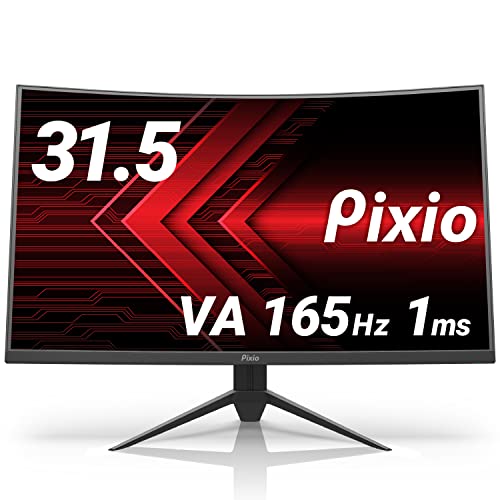 Pixio PXC325 湾曲 ゲーミングモニター 32インチ FHD VA 165Hz 1ms sRGB 132%