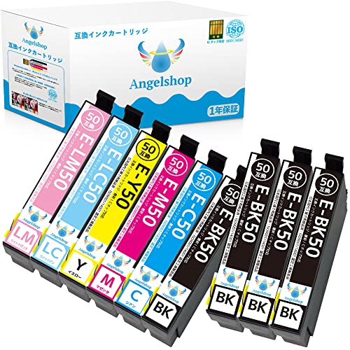 ※他店舗と在庫併用の為、品切れの場合は、ご容赦ください。【商品内容】 IC6CL50 (BK×4/C/M/Y/LC/LM) ９本セット エプソン 用 互換 インクカートリッジ 【 ふうせん プリンター