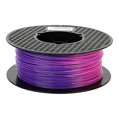 3D プリンタ 変色PLA フィラメント 1.75mm 1KG パープル ピンク CC3D フィラメント 変色 フィラメント 紫青からピンクへ 色は温度ととも