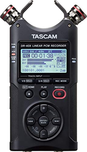 TASCAM タスカム - USB オーディオインターフェース搭載 4チャンネル リニアPCMレコーダー DR-40X