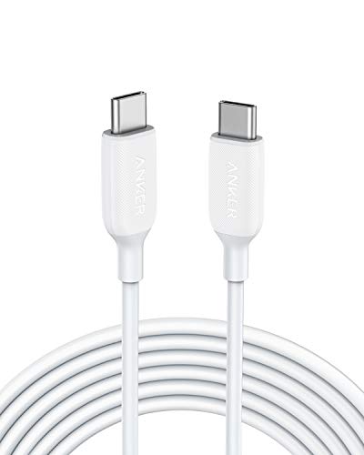 Anker PowerLine III USB-C & USB-C 2.0 ケーブル (3.0m ホワイト) 超高耐久 60W PD対応 MacBook Pro/Air iPad Pro Galaxy 等対応