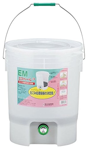 ※他店舗と在庫併用の為、品切れの場合は、ご容赦ください。生ゴミが発行堆肥に変身!家庭ごみや、庭の雑草・落ち葉等の処理容器です。(目皿無し)材質/本体・蓋・蛇口;ポリエチレン ハンドル;ステンレス 取手