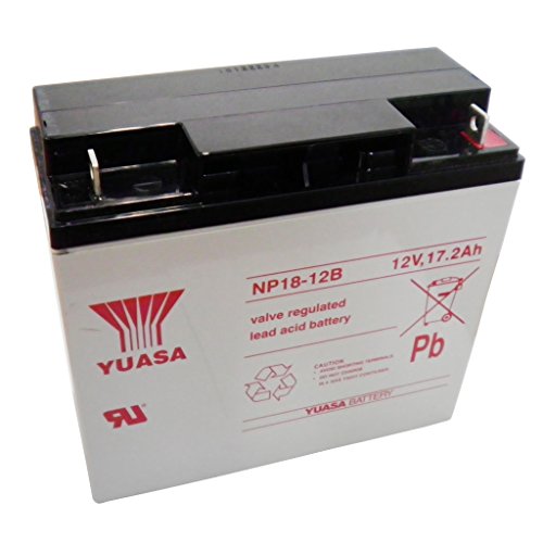 YUASA ( ユアサ ) NP18-12B ■ 小形制御弁式鉛蓄電池 ■ シールドバッテリー ■ 12V / 18Ah NP18-12B