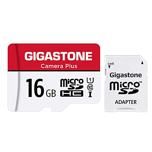 Gigastone Micro SD Card 16GB マイクロ SDカード フルHD SDアダプタ adapter SDHC U1 C10 85MB/S Gopro アクションカメラ スポーツカメ