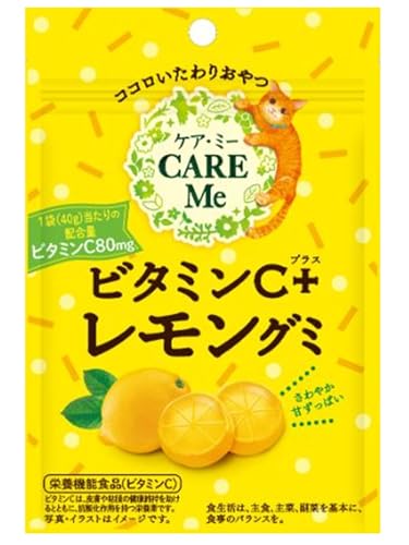 ※他店舗と在庫併用の為、品切れの場合は、ご容赦ください。説明 商品紹介 商品説明:1袋でビタミンCを補給できるグミです。 フェムケアをテーマにしたお菓子ブランド「CARE Me（ケア・ミー）」です。 