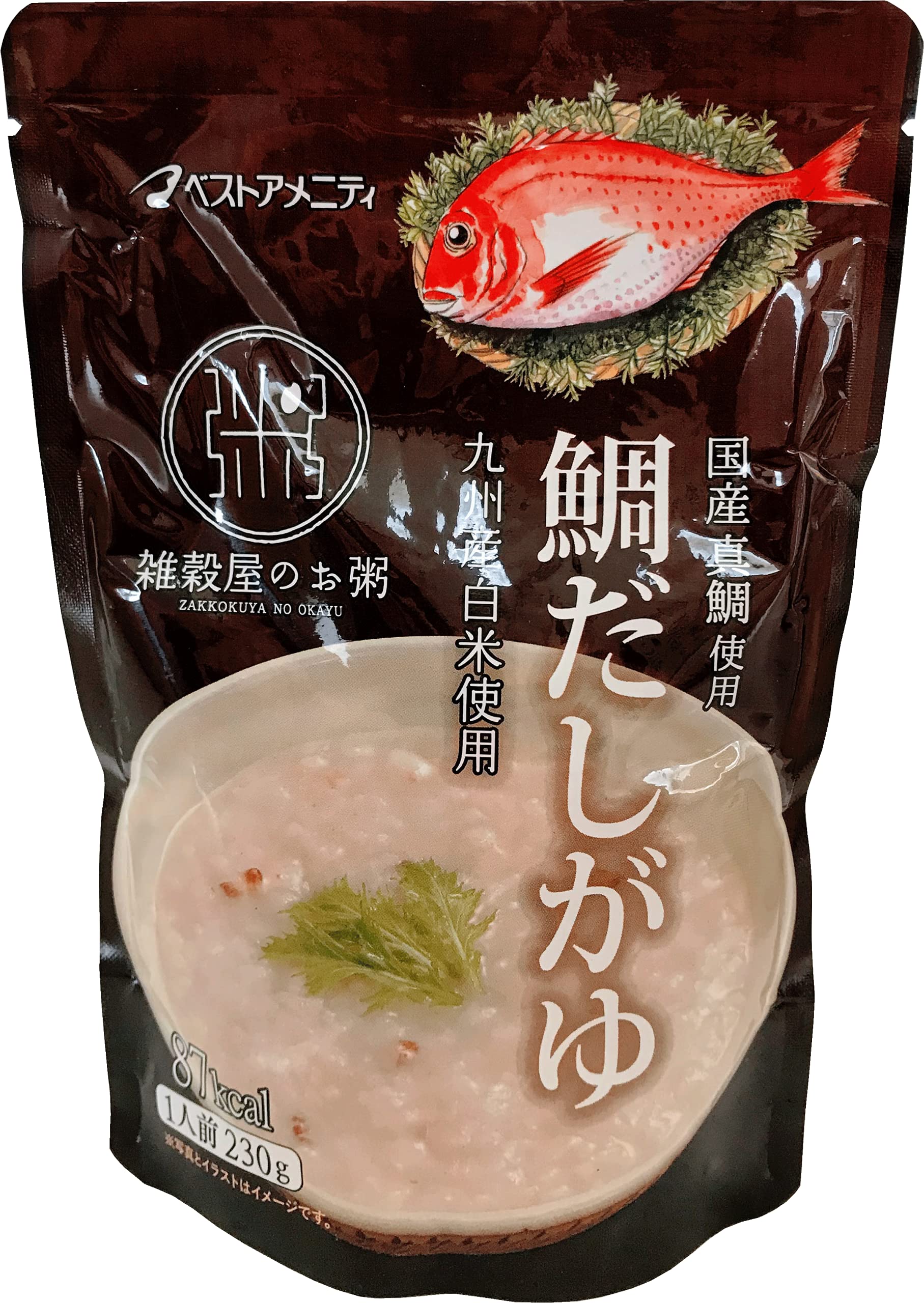 ※他店舗と在庫併用の為、品切れの場合は、ご容赦ください。説明 商品紹介 鯛の上品な風味が特徴のだしがゆです。九州産白米と国産雑穀を使い、彩りと食感にもこだわりました。国産真鯛を使用しています。 使用方