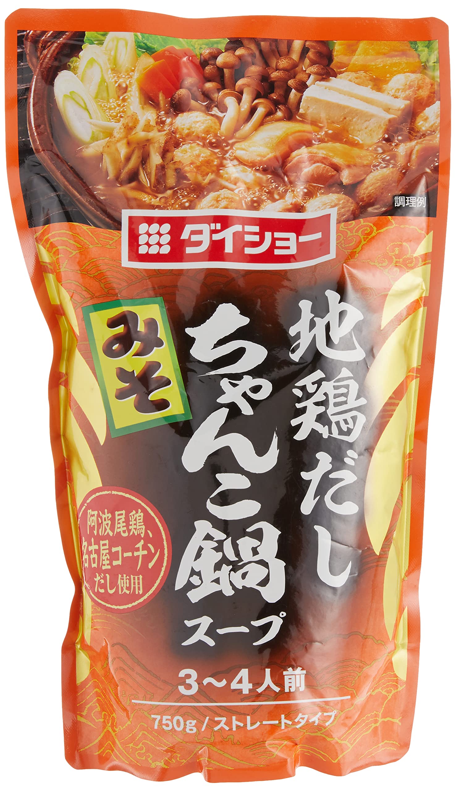 ※他店舗と在庫併用の為、品切れの場合は、ご容赦ください。説明 ダイショー「地鶏だしちゃんこ鍋スープ みそ」は、二種の地鶏(阿波尾鶏・名古屋コーチン)だしの旨み、日高昆布だし・焼津産鰹節の風味を加えたみ
