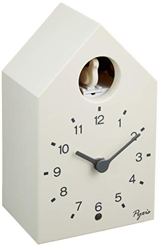 セイコー クロック 掛け時計 置き時計 兼用 アナログ かっこう時計 数取り PYXIS ピクシス 白 NA610W SEIKO